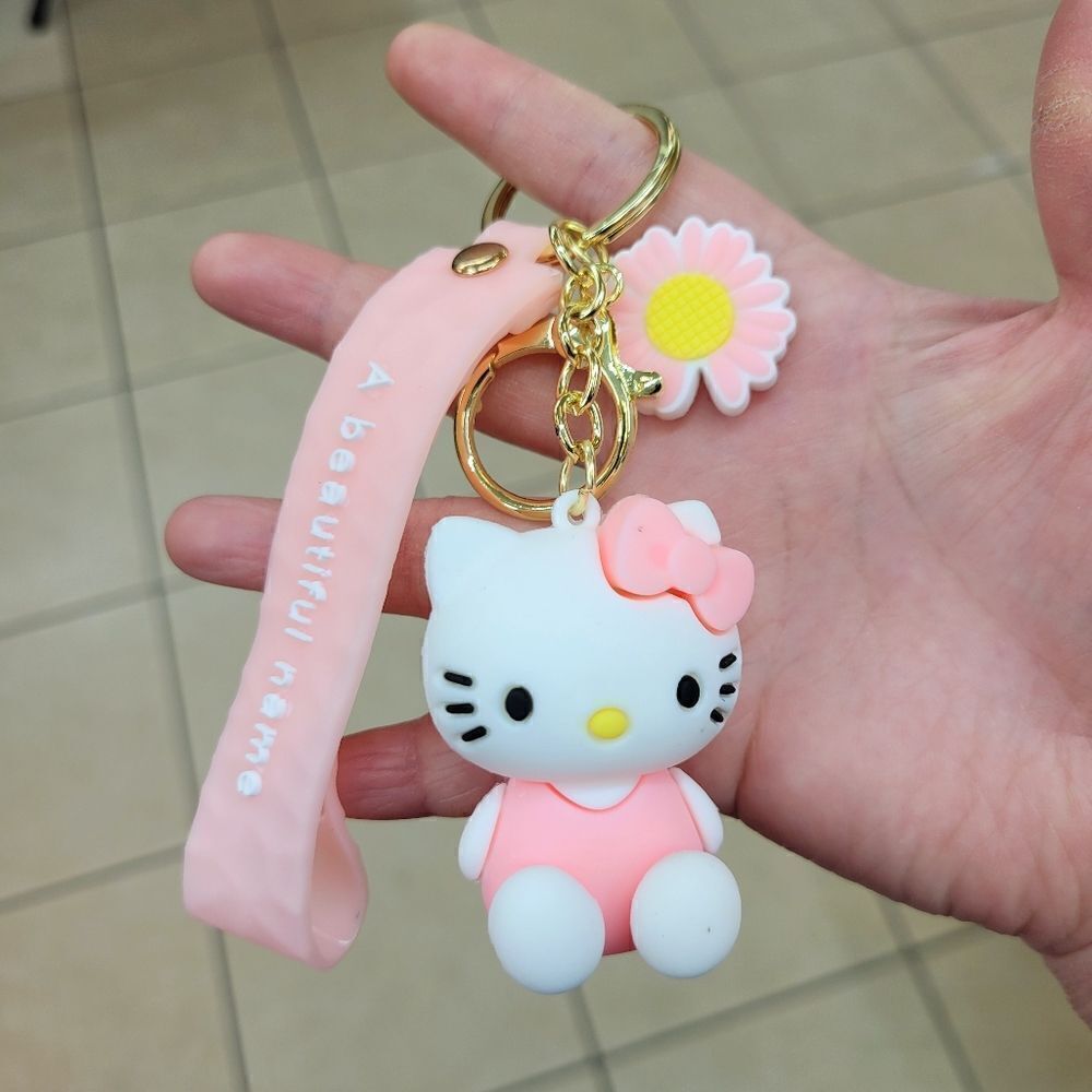 Brand New Pink Hello Kitty Keychain
